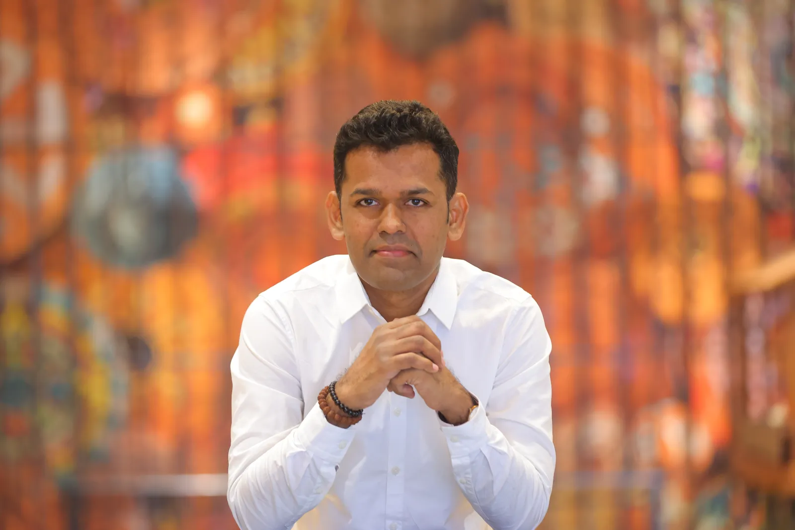 Avinash Anand Singh leading a session