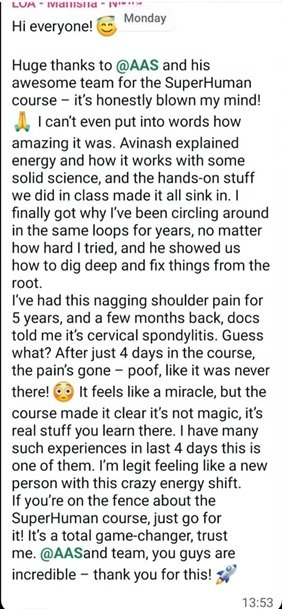 Aaron giving feedback