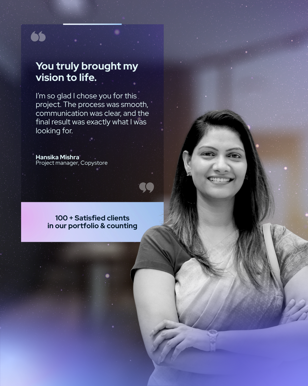 Smiling participant giving thumbs up