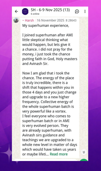 Participant journaling in a calm space